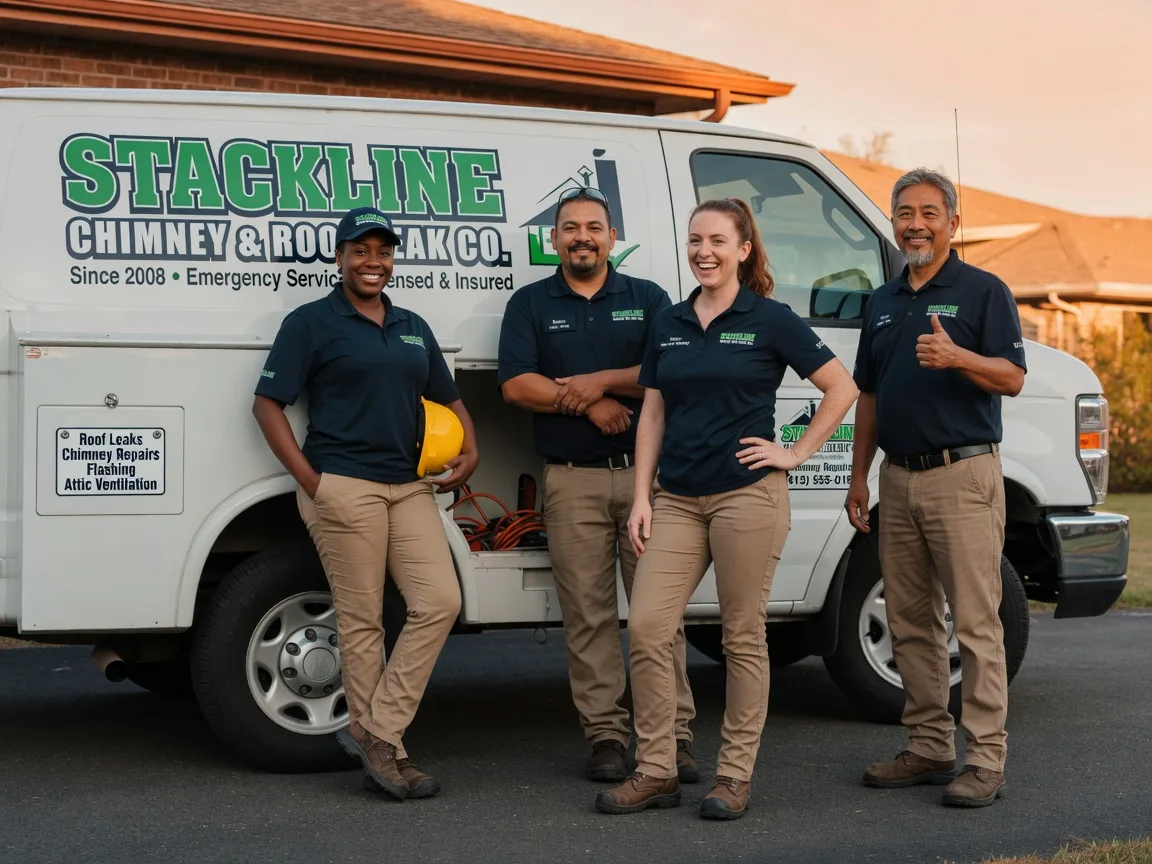 Chimney flashing repair company in Garciasville, TX